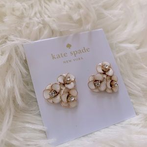 NWT-Kate Spade Goldtone Shine On Flower Cluster Stud Earrings